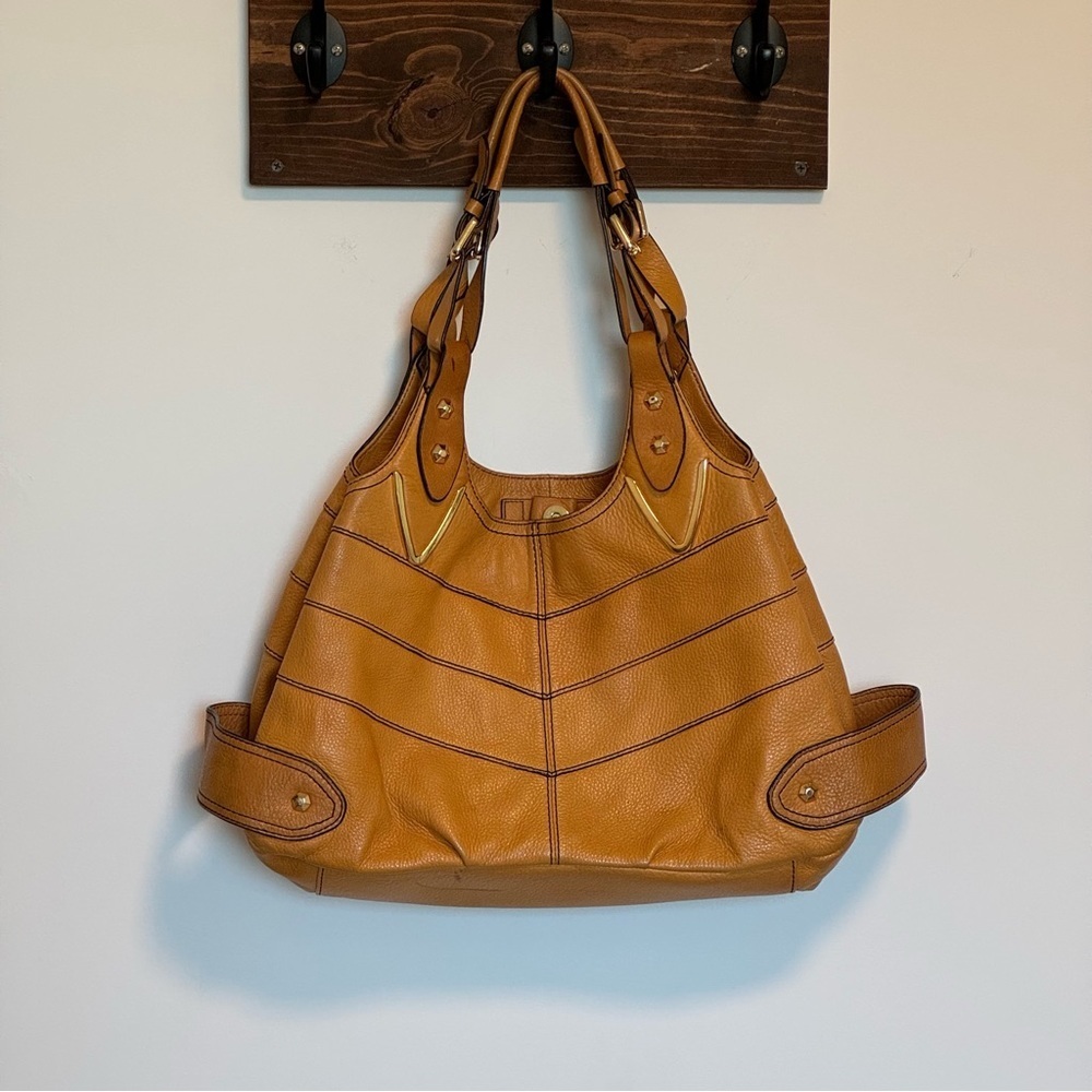 OR by orYANY Caramel Leather Hobo Bag